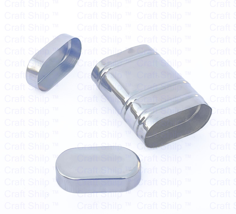 Craft Shilp Plastic Utility Container  - 30 ml, 5 ml(Silver)