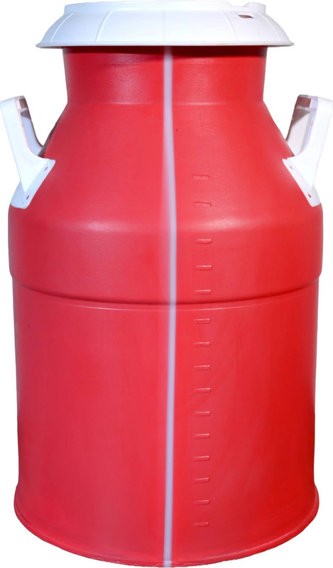 EVERPLAST Glass Milk Container - 30 L(Red)