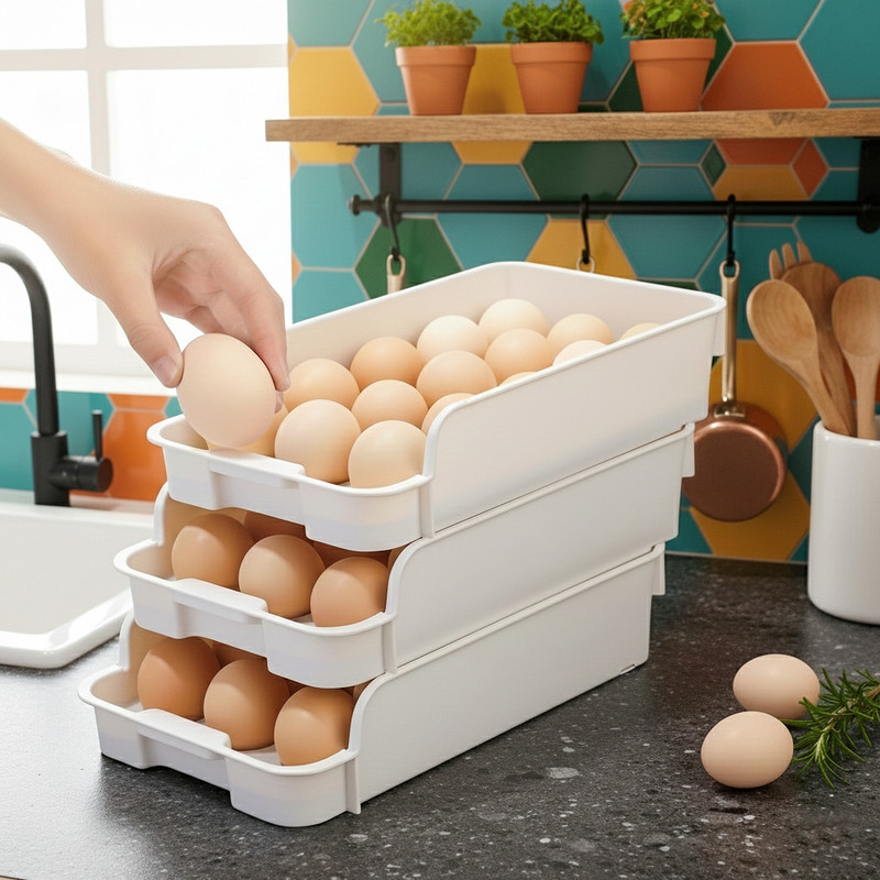 BRICS Egg container Egg Holder(Plastic)