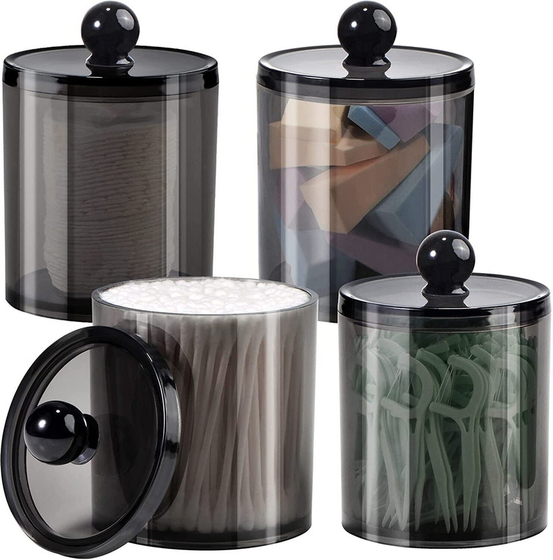 ON GATE Plastic Honey Jar - 0.1 ml(Pack of 4, Black)