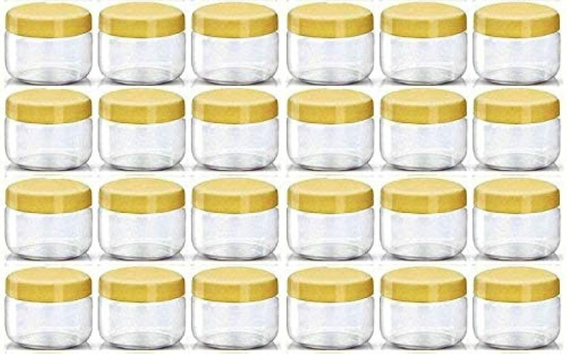 shree parshva Plastic Grocery Container  - 50 ml(Pack of 24, Clear)