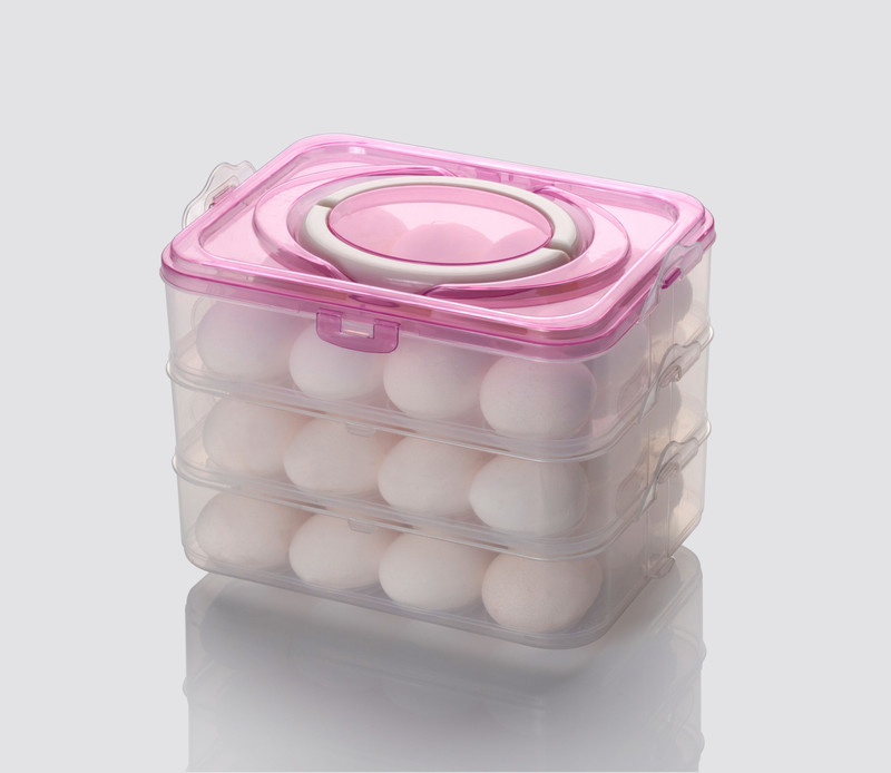 Stysol Plastic Egg Container - 3 dozen(Pink)