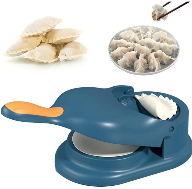 Nexora Enterprise Momos Maker 2in1 gujiya Maker Dumpling Mould Maker Hard Plastic Cookie & Biscuit Press Pump(Manual)