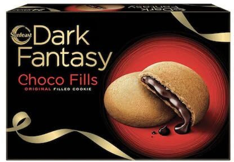 Sunfeast DARK FANTASY CHOCO FILLS FILL WITH CHOCOLTE Cookies Biscuit(273 g)
