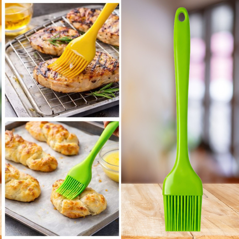 SEE INSIDE FOOD GRADE PRO84 silicone smooth Flat Pastry Brush