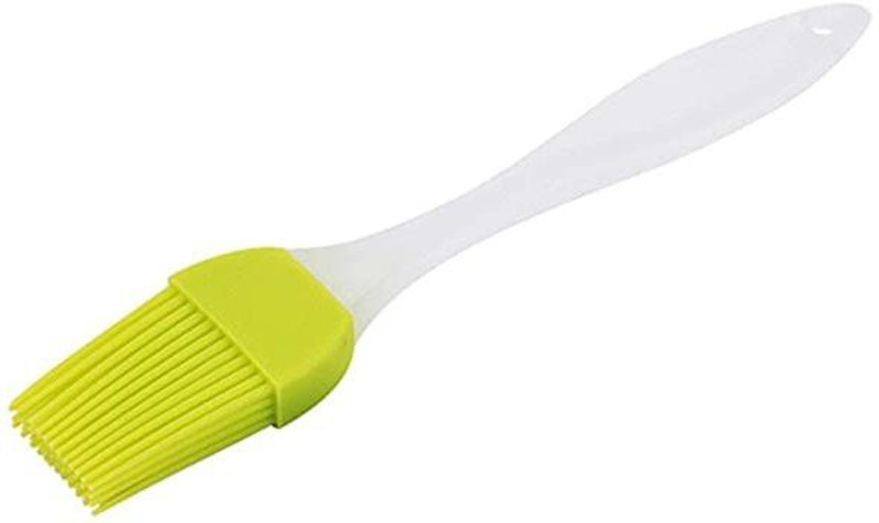 Rhydin Silicone Oil Brush with Handle Pastry/Cake Brush/Heat Resistant Ghee Brush Plastic Flat Pastry Brush