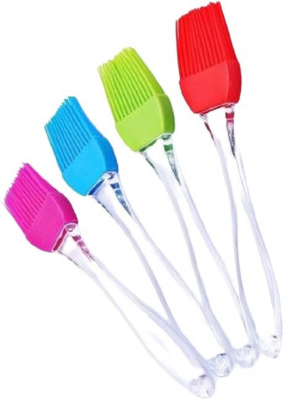 Aanya Enterprise oil silicon Flat Pastry Brush(Pack of 4)