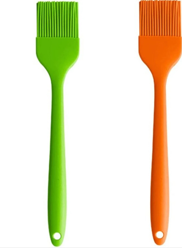 basting Momeras cooking brush silicone Flat Pastry Brush(Pack of 2)