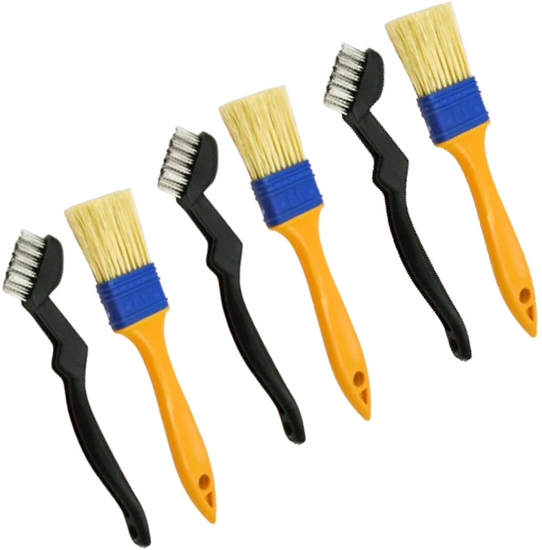 Gift Corner Multifunction Basting Brush – Cooking & Baking Set (6 Pcs) Silicon Flat Pastry Brush(Pack of 6)