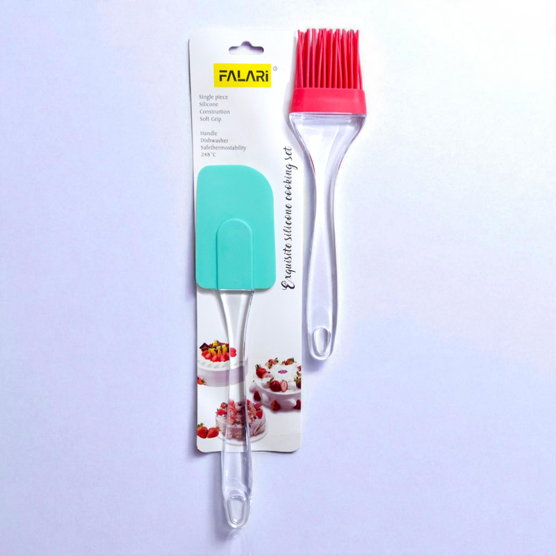 NNY Falari Fresh Silicon Flat Pastry Brush(Pack of 2)