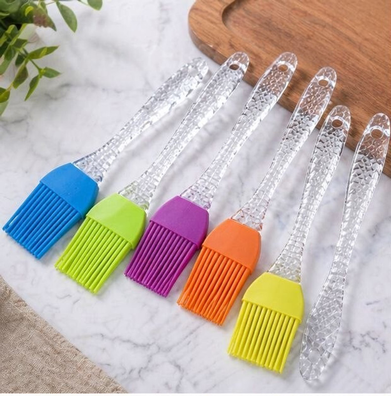 Aahiv enterprise Silicone Oil Brush Set Silicone Flat Pastry Brush(Pack of 5)