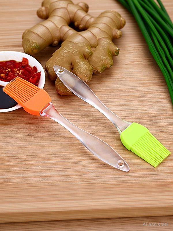 futurestyle Silicon Flat Pastry Brush Silicon Flat Pastry Brush(Pack of 2)