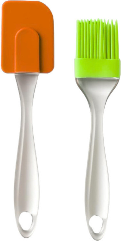 Flipzy Big size Silicone Oil Brush & Spatula Set Silicone Flat Pastry Brush(Pack of 1)