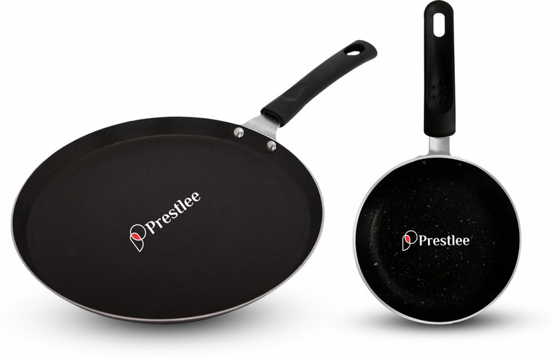 Sabari Prestlee Nonstick Set 2 PC Combo (Tawa 280 + Omlette Pan) Non-Stick Coated Cookware Set(Aluminium, 1 - Piece)