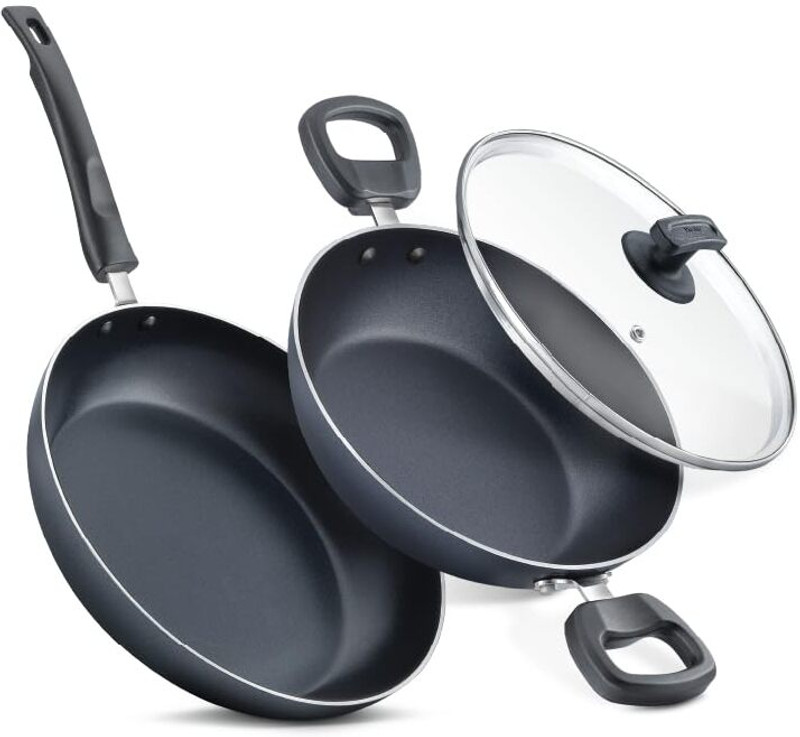 Judge Everyday 2 Pc Combi Pack with Cool Touch Bakelite Handle, Non-Stick Coated Cookware Set(Aluminium, 2 - Piece)