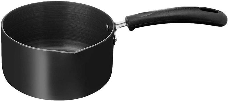 RBGIIT BK_4 Hard Anodized Non Stick Sauce Pan Set/Tea Pan For Kitchen/Tea Maker/Milk Pan/Pot and Pan Set/Bhagona/Patila/Water Boiler/Non Stick Tea Pan/Tea Patila Sauce Pan 16 cm diameter 1.5 L capacity Saucepan with Bakelite Handle Cookware Set(Aluminium, Hard Anodised, Stainless Steel, 1 - Piece)
