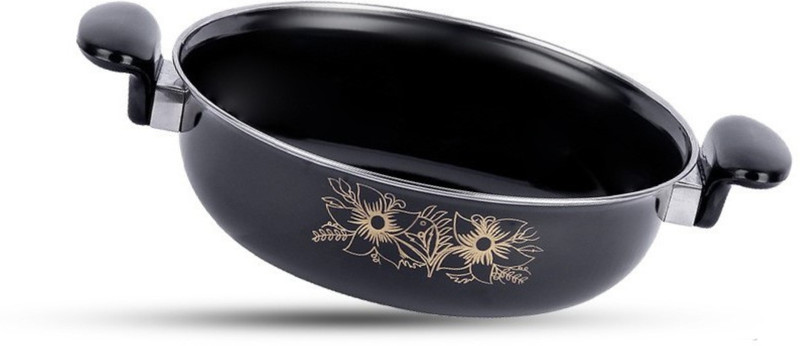 My Store Premium Non Stick Kadhai (3.5 L) - Non Stick Cookwares for Kitchen - Kadhai 27 cm diameter 3.5 L capacity(Cast Iron, Non-stick, Induction Bottom)