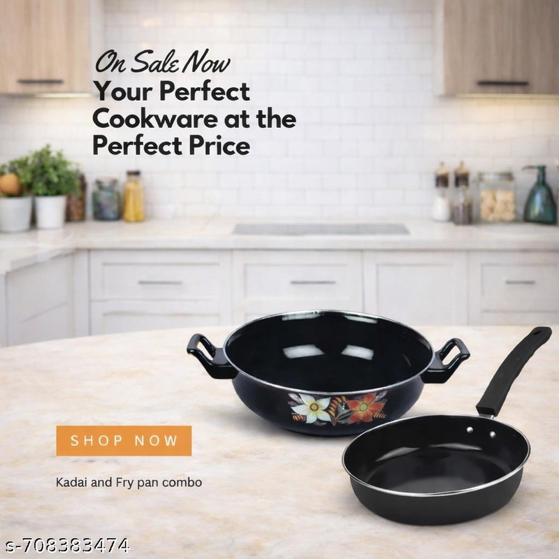 cookifly Non-Stick Coated Cookware Set(Cast Iron, 1 - Piece)