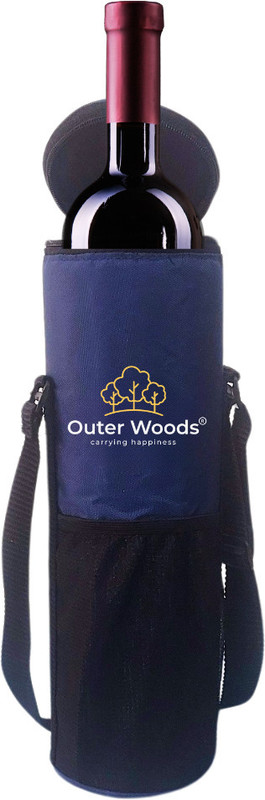 Outer Woods Nylon Cooler Bag(Navy Blue)