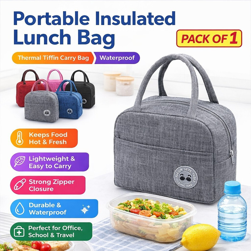 Yemaksh Cotton Cooler Bag(multicolor Collapsible)