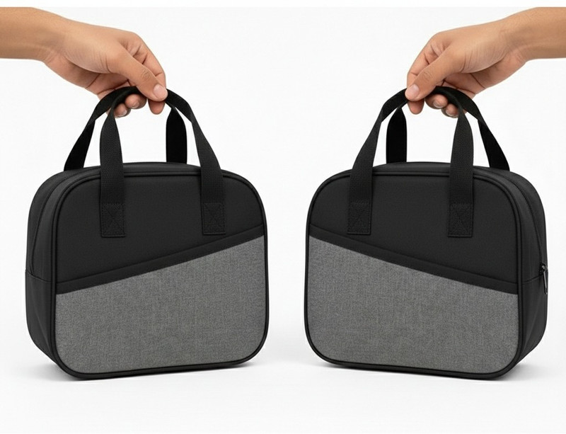 LOOKK Polyester Cooler Bag(Black)