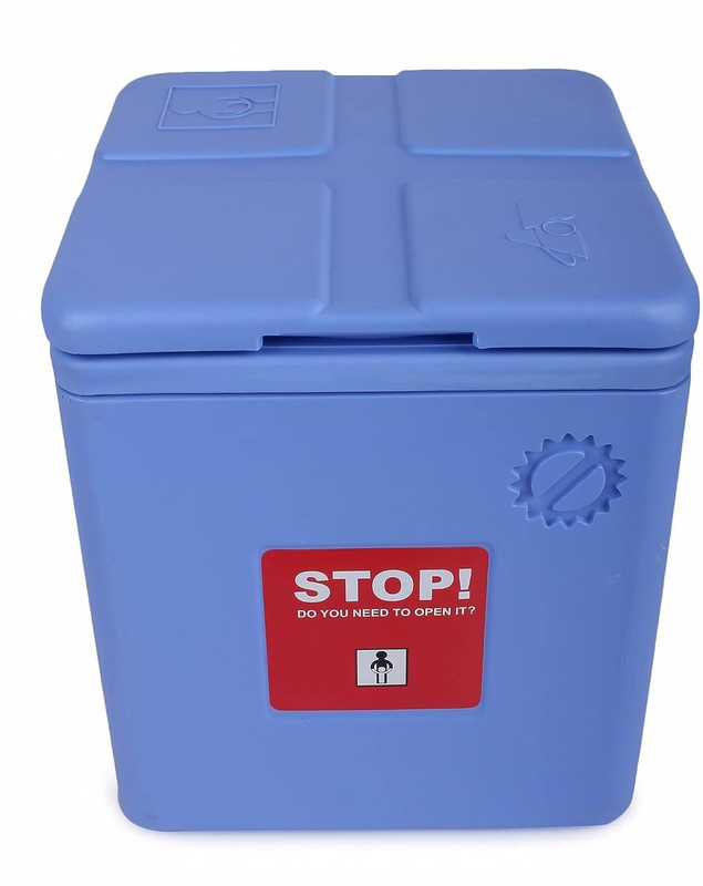 SUKHAD SERVICES Polystyrene Cooler Bag(Blue)