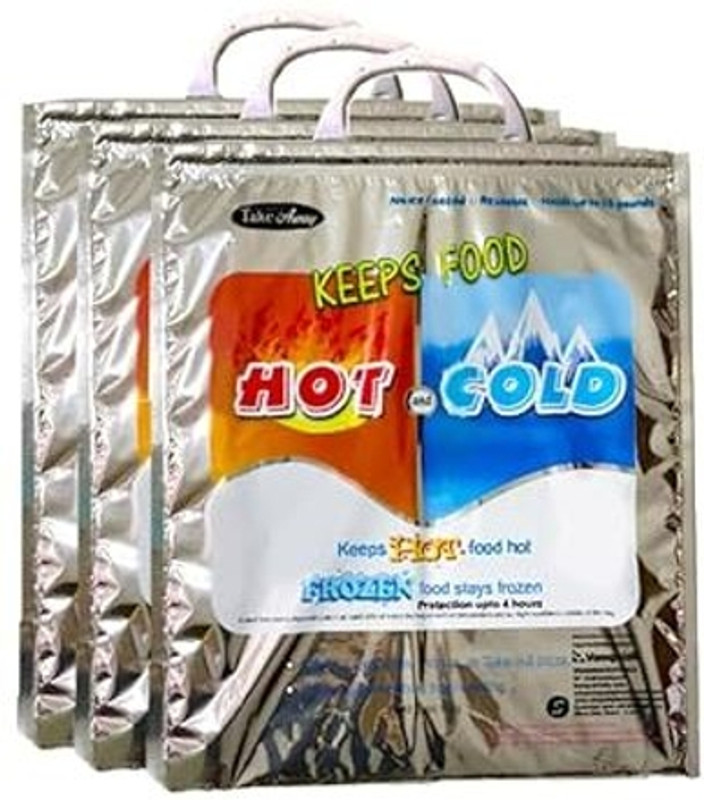 BLINK BASKET Aluminum Cooler Bag(Silver Collapsible)