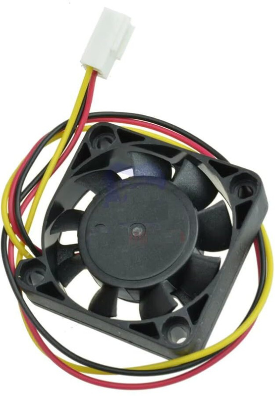 DHRUV-PRO 40x40x10mm Cooling Fan 3 Pin Wire Adapter for Computer CPU DC 12V Cooling Fan Cabinet Cooler(Black)