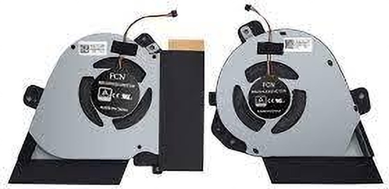 us info CPU/GPU Cooling Fan for ASUS ROG Zephyrus GU502 GU502GV GU502GU GU502L GA502 Cooling Fan Laptop Cooler(Silver)