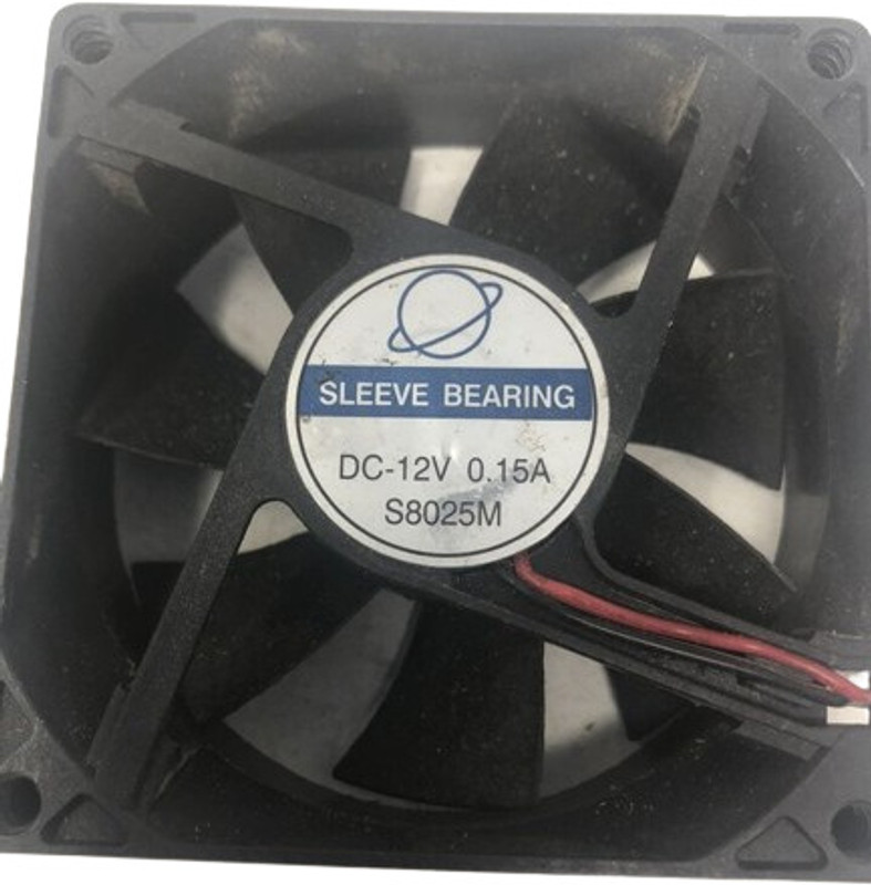 zero defect SEELVE BEARING S8025M DC12V 0.15A 80x25mm Cooling Fan All in one Cooler(Black)
