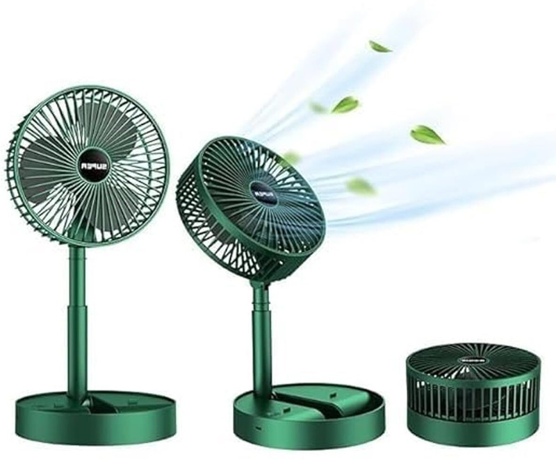 SHIVMYRA Table Mini Portable USB Air Cooler Fan Rechargeable High Speed Cooling Fan All in one Cooler(Green)