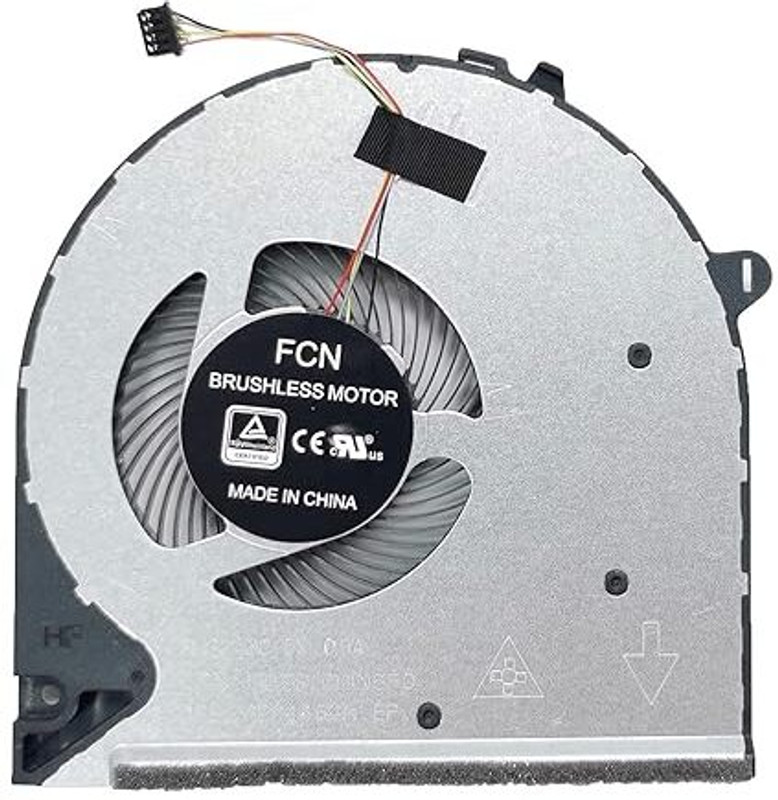 us info HP 14S-DQ, 14S-FQ, 14-FQ, 15-DY, 15S-FQ, 15-EF, 15S-EQ, 15T-DY CPU Cooling Fan Cooling Fan Laptop Cooler(black/silver)