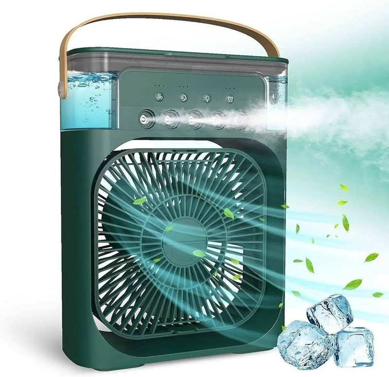 WALNIC Water Cooler Mini Ac for Room Cooling- 400g Cooling Fan All in one Cooler(Multicolor)