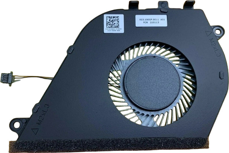 us info Cpu Fan Dell Vostro 5490 5498 Inspiron 5590 5598 0cknh2 4pin Cooling Fan Laptop Cooler(Silver)