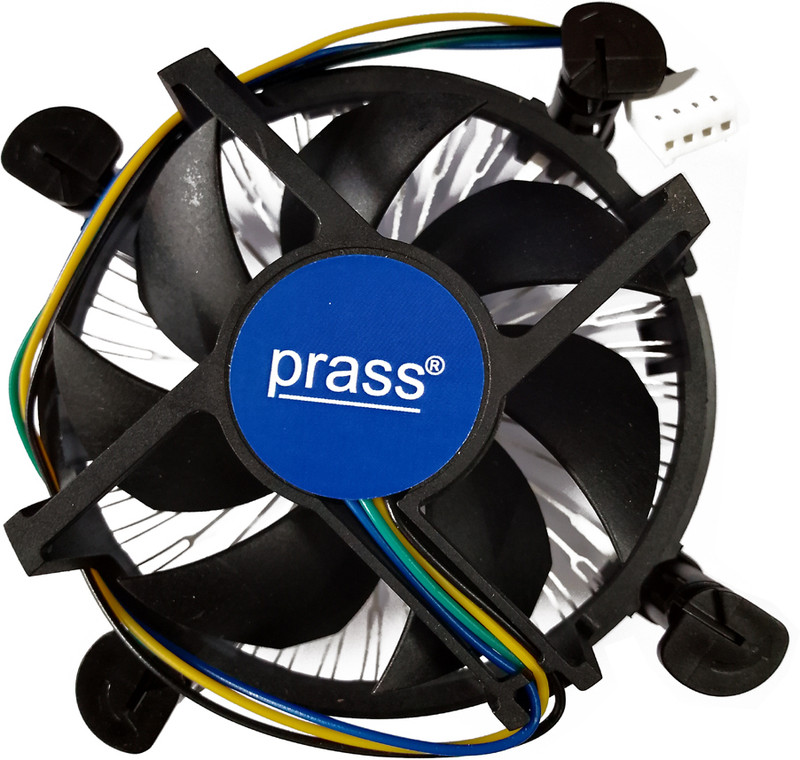 prass cooling fan i3/i5/i7-LGA 1150/1155/1156 Fan with Heat Sinks Processor Cooler(Black)