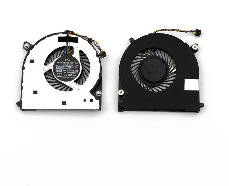ULTRAZONE Laptop CPU Fan for HP EliteBook G-2-840,850,740,745,750,755 Cooling Fan Laptop Cooler(Black)