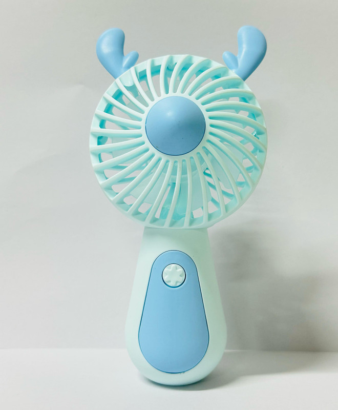 Kovea Mini Handheld Fan Small Pocket Digital fan Mini Hand Fan 2 Levels Speed Cooling Fan All in one Cooler(Blue)