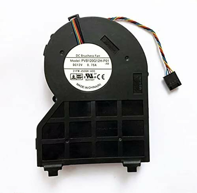 shoptron 12V 0.75A 120X120X25MM PVB120G12H-P01 AXIAL FAN Cooling Fan All in one Cooler(Black)