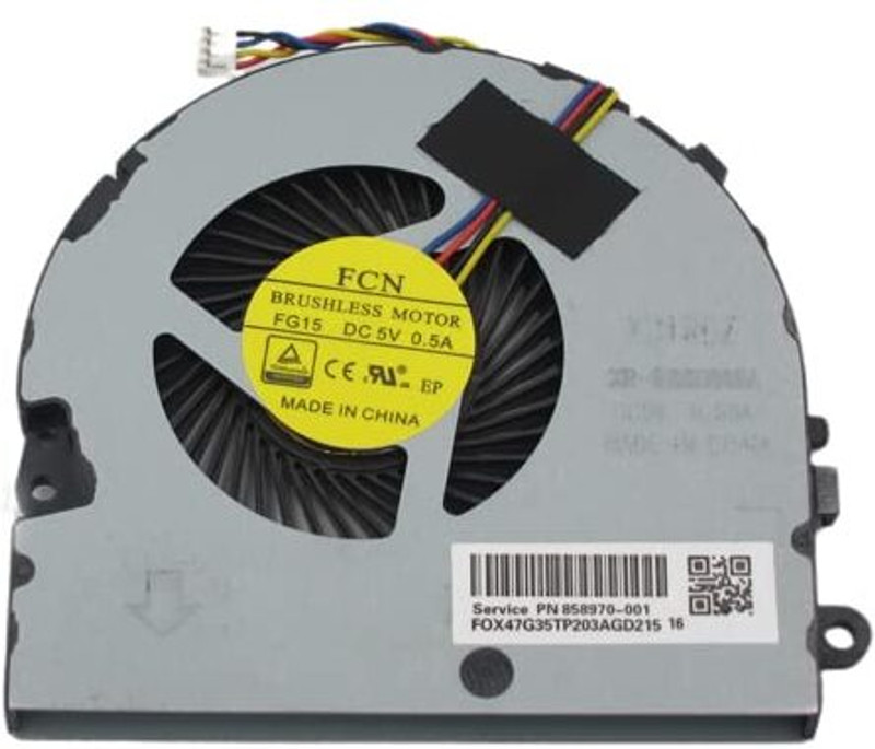 ULTRAZONE Laptop Internal CPU Fan for HP Pavilion 15-DA 15-DA002 15-DA001 L20473-001 Cooling Fan Laptop Cooler(Black)