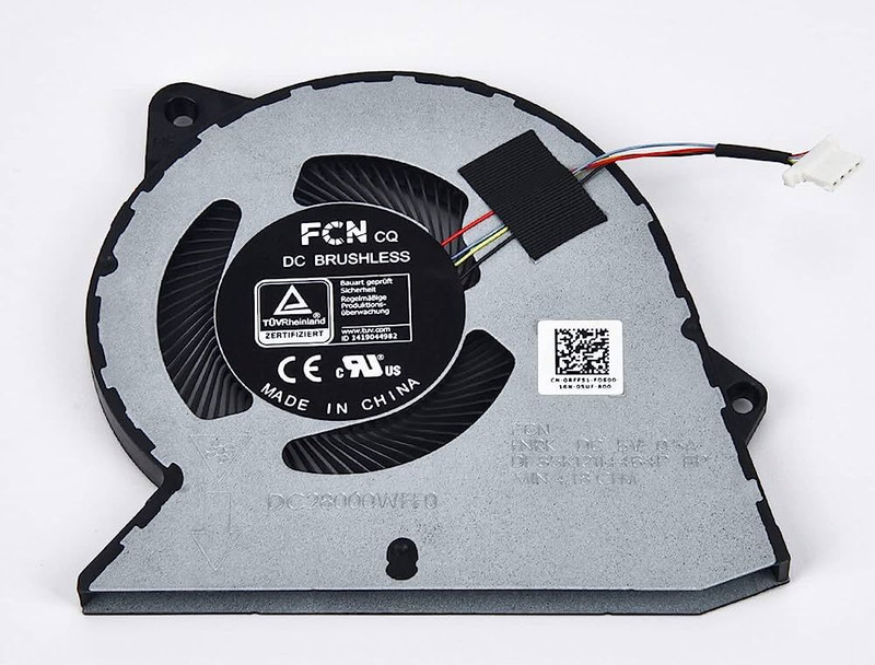 us info CPU Cooling Fan Dell Inspiron 3510 3511 3515 3520, Vostro 3510 3420 3250 fan Cooling Fan Laptop Cooler(Silver)