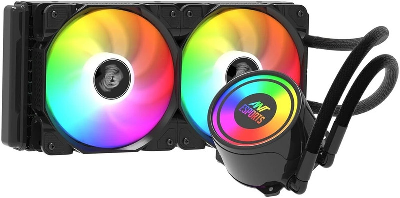 Ant Esports AV240 Liquid Cooling Processor Cooler(Black)