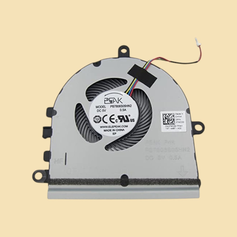ULTRAZONE CPU FAN for DELL Laptop Inspiron 15 3000 (3505), Cooling Fan Laptop Cooler(Silver)