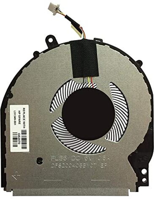 us info cpu cooling fan HP Pavilion x360 14-CD 14-CD0003DX 14M-CD 14M-CD L18222-001 Cooling Fan Laptop Cooler(Silver)