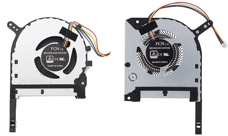 us info Cooling Fan for ASUS TUF FX505DT FX705DU fx505 fx86 fan Cooling Fan Laptop Cooler(Silver)