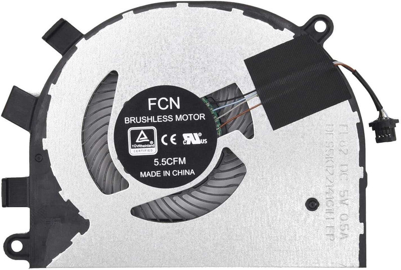 us info CPU Cooling Fan for Dell Inspiron 5584 15-5584 Dell Latitude 3400 3500 0T6RHW Cooling Fan Laptop Cooler(Silver)
