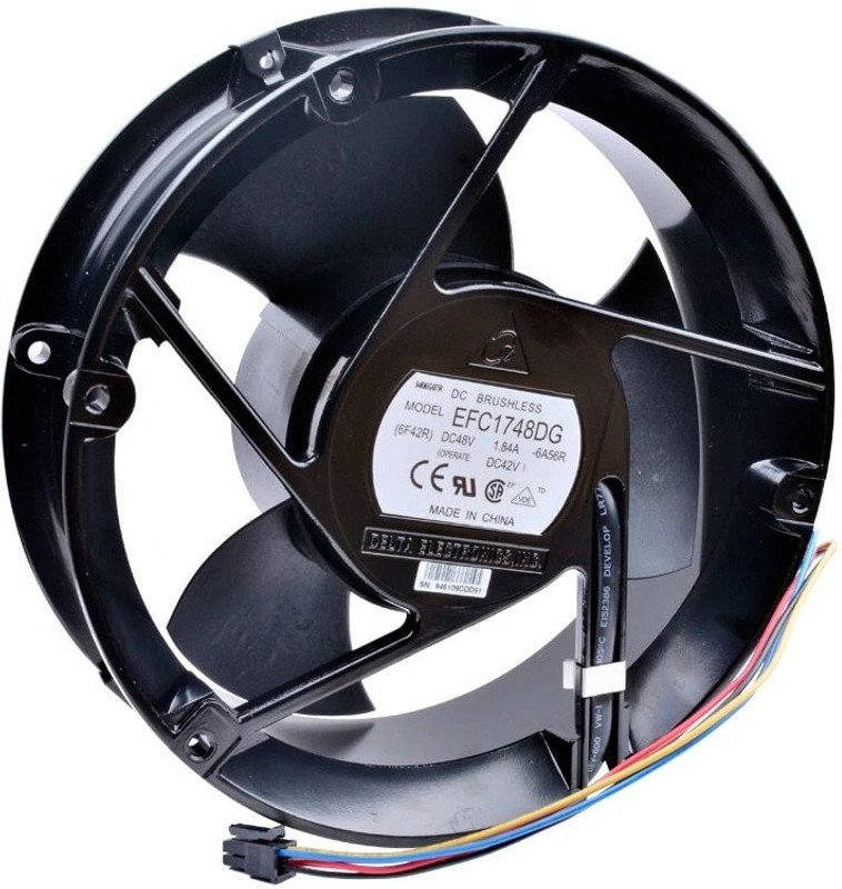 ADA2Z MODEL EFC1748DG 48V 1.84A SIZE 172X172X50mm High Speed FAN 5500 RPM Cooling Fan All in one Cooler(Black)