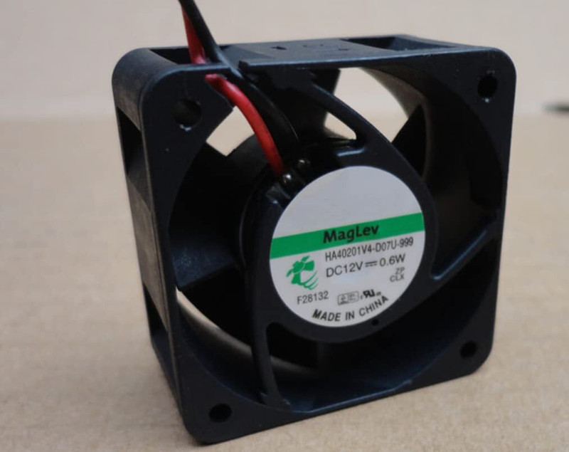 Electronic Spices HA40201V4-D07U-999 12V 0.6W 40X40X20MM 2-Wire Cooling Fan Cooling Fan All in one Cooler(Black)