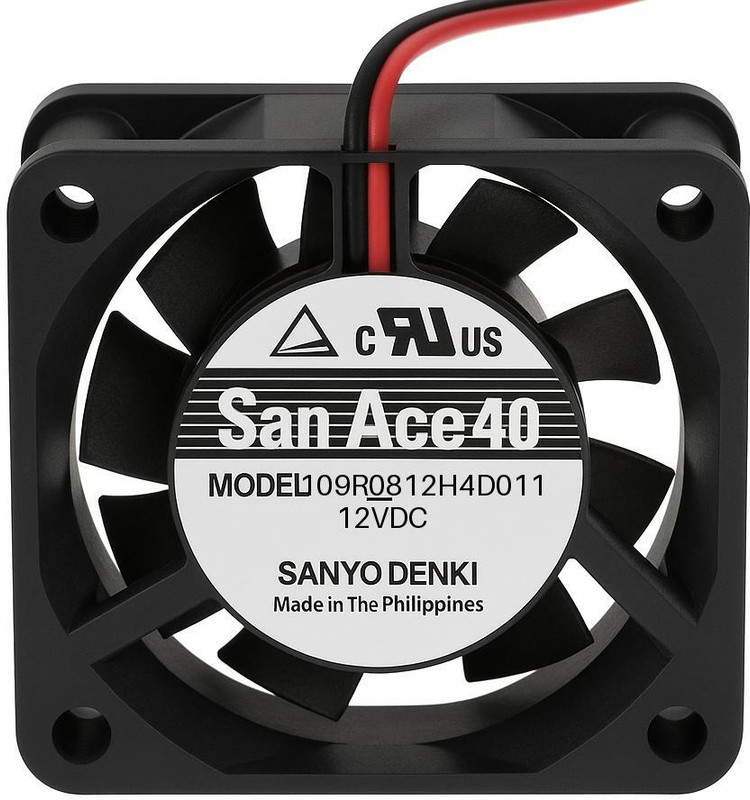 Shoptron Sanyo Denki 9RA0824S4001 Cooling Fan All in one Cooler(Black)