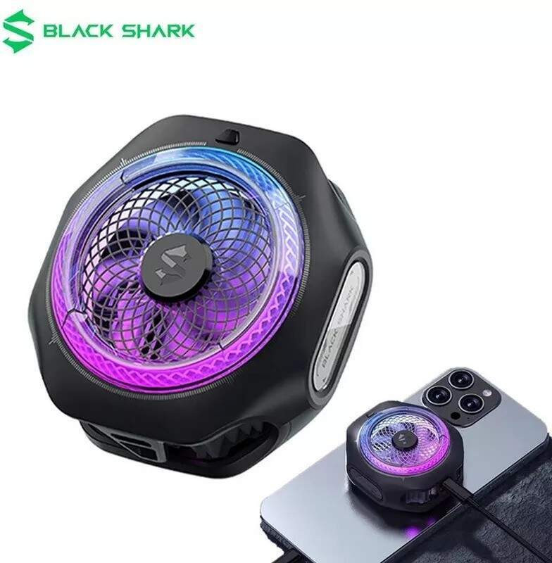 Cubonic X Black Shark MagCooler 4 Pro Smart App Control with Pro Cooling & Light Modes Fan with Radiator Cabinet Cooler(Black)