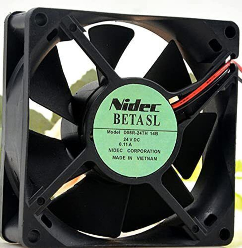 Vaani Traders VT ELECTROHUB 24V 80mm Fan 24V 0.11A 8015 Inverter Cooling Fan Cooling Fan All in one Cooler(Black)